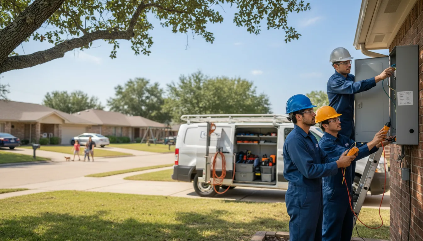 Certified electrician providing emergency electrical services in Wesley Chapel, FL